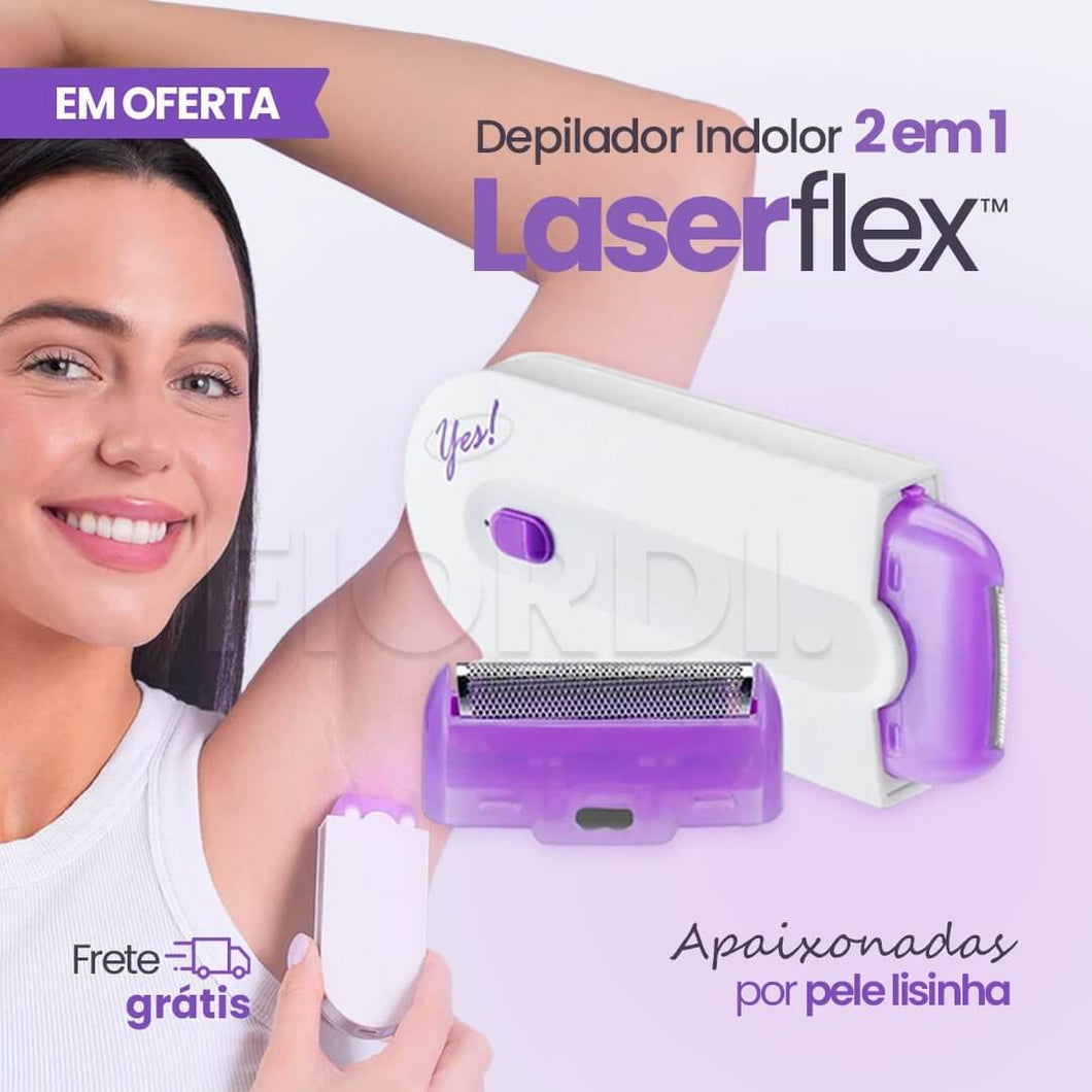 Depilador Indolor 2 em 1 - LaserFlex™ + [Brinde Exclusivo]