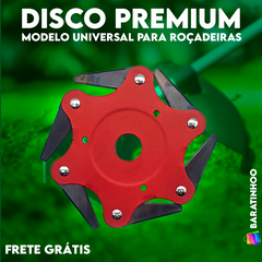 Disco de Corte Universal Para Roçadeira com 6 Lâminas | Disco Premium