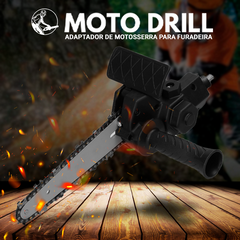 Kit Adaptador de Motosserra Profissional Para Furadeira e Parafusadeira | Motodrill