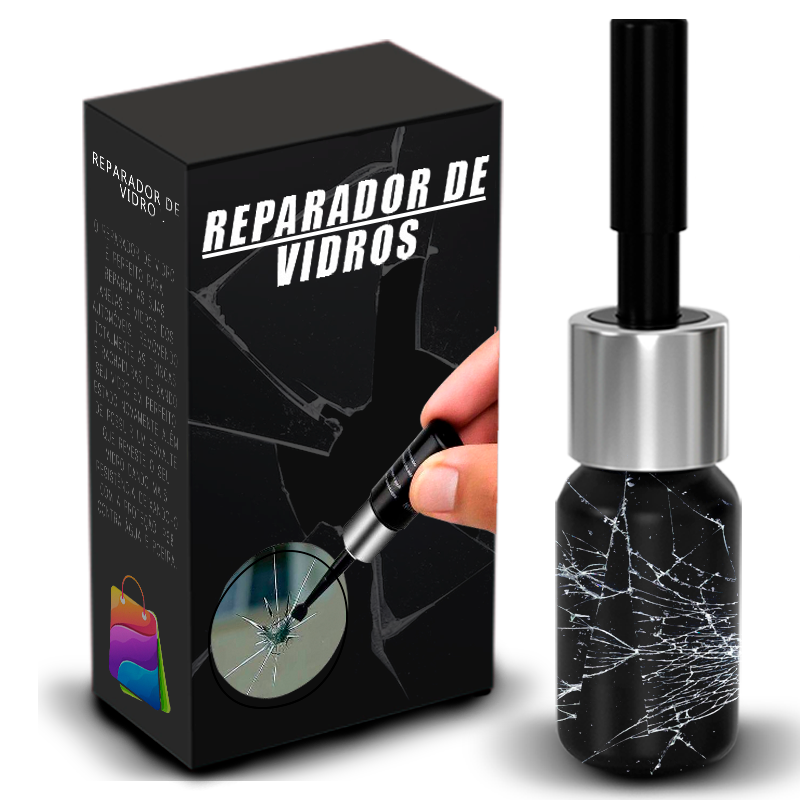 Fluido Reparador de Vidros e Telas Trincadas ou Quebradas